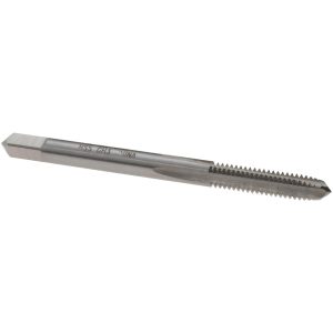 VALUE COLLECTION Straight Flute Tap: #8-32 UNC, 4 Flute, Plug Chamfer, 2B Class of Fit, High-Speed Steel, Bright/Uncoated Finish MSC-04437323