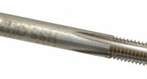VALUE COLLECTION Straight Flute Tap: #10-32 UNF, 4 Flute, Bottoming Chamfer, 2B Class of Fit, High-Speed Steel, Bright/Uncoated Finish MSC-04438339