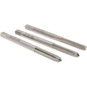 VALUE COLLECTION Tap Set: #10-32 UNF, 4 Flute, High Speed Steel, Bright Finish MSC-04438354