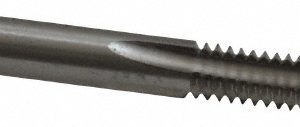 VALUE COLLECTION Straight Flute Tap: 1/4-20 UNC, 4 Flute, Bottoming Chamfer, High-Speed Steel, Bright/Uncoated Finish MSC-04460218