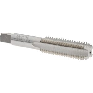 VALUE COLLECTION Straight Flute Tap: 5/8-11 UNC, 4 Flute, Bottoming Chamfer, High-Speed Steel, Bright/Uncoated Finish MSC-04466124