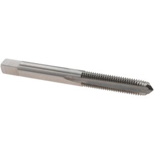 VALUE COLLECTION Straight Flute Tap: 1/4-28 UNF, 4 Flute, Plug Chamfer, 3B Class of Fit, High-Speed Steel, Bright/Uncoated Finish MSC-04470282