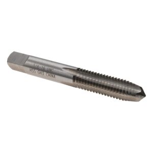 VALUE COLLECTION Straight Flute Tap: 3/8-16 UNC, 4 Flute, Plug Chamfer, 3B Class of Fit, High-Speed Steel, Bright/Uncoated Finish MSC-04472163