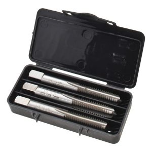 VALUE COLLECTION Tap Set: 3/8-16 UNC, 4 Flute, High Speed Steel, Bright Finish MSC-04472197