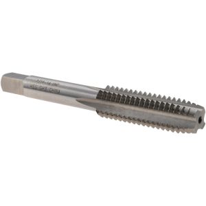 VALUE COLLECTION Straight Flute Tap: 7/16-14 UNC, 4 Flute, Plug Chamfer, High-Speed Steel, Bright/Uncoated Finish MSC-04473146