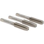 VALUE COLLECTION Tap Set: 7/16-14 UNC, 4 Flute, High Speed Steel, Bright Finish MSC-04473179
