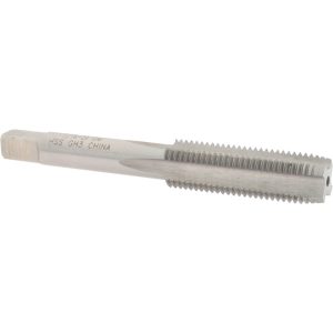 VALUE COLLECTION Straight Flute Tap: 7/16-20 UNF, 4 Flute, Plug Chamfer, High-Speed Steel, Bright/Uncoated Finish MSC-04473203