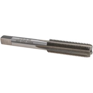 VALUE COLLECTION Straight Flute Tap: 7/16-20 UNF, 4 Flute, Bottoming Chamfer, High-Speed Steel, Bright/Uncoated Finish MSC-04473211