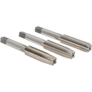 VALUE COLLECTION Tap Set: 1/2-13 UNC, 4 Flute, High Speed Steel, Bright Finish MSC-04474169