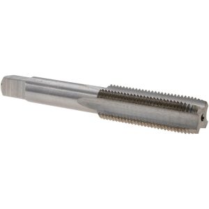 VALUE COLLECTION Straight Flute Tap: 9/16-18 UNF, 4 Flute, Plug Chamfer, High-Speed Steel, Bright/Uncoated Finish MSC-04475182