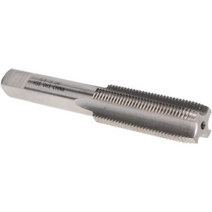 VALUE COLLECTION Straight Flute Tap: 5/8-18 UNF, 4 Flute, Plug Chamfer, 3B Class of Fit, High-Speed Steel, Bright/Uncoated Finish MSC-04476180
