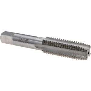 VALUE COLLECTION Straight Flute Tap: 3/4-10 UNC, 4 Flute, Taper Chamfer, High-Speed Steel, Bright/Uncoated Finish MSC-04477121