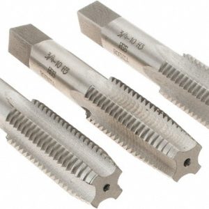 VALUE COLLECTION Tap Set: 3/4-10 UNC, 4 Flute, High Speed Steel, Bright Finish MSC-04477139