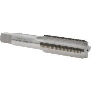 VALUE COLLECTION Straight Flute Tap: 3/4-16 UNF, 4 Flute, Bottoming Chamfer, 3B Class of Fit, High-Speed Steel, Bright/Uncoated Finish MSC-04477170