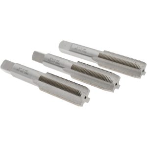 VALUE COLLECTION Tap Set: 3/4-16 UNF, 4 Flute, High Speed Steel, Bright Finish MSC-04477196