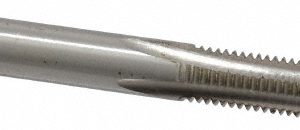 VALUE COLLECTION Straight Flute Tap: 1/4-28 UNF, 4 Flute, Plug Chamfer, 2B Class of Fit, High-Speed Steel, Bright/Uncoated Finish MSC-04480281
