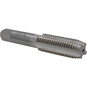 VALUE COLLECTION Straight Flute Tap: 3/4-10 UNC, 4 Flute, Plug Chamfer, 2B & 3B Class of Fit, High-Speed Steel, Bright/Uncoated Finish MSC-04487104