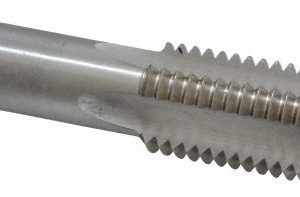 VALUE COLLECTION Straight Flute Tap: 7/8-9 UNC, 4 Flute, Taper Chamfer, 3B Class of Fit, High-Speed Steel, Bright/Uncoated Finish MSC-04488110