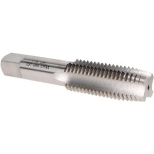 VALUE COLLECTION Straight Flute Tap: 1-8 UNC, 4 Flute, Taper Chamfer, 3B Class of Fit, High-Speed Steel, Bright/Uncoated Finish MSC-04489035