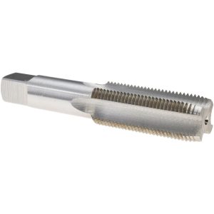 VALUE COLLECTION Straight Flute Tap: 1-12 UNF, 4 Flute, Plug Chamfer, 3B Class of Fit, High-Speed Steel, Bright/Uncoated Finish MSC-04489100