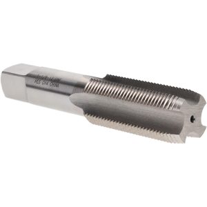 VALUE COLLECTION Straight Flute Tap: 1-1/8-12 UNF, 4 Flute, Plug Chamfer, 3B Class of Fit, High-Speed Steel, Bright/Uncoated Finish MSC-04489357