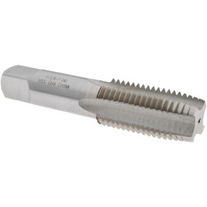 VALUE COLLECTION Straight Flute Tap: 1-1/4-7 UNC, 4 Flute, Taper Chamfer, 3B Class of Fit, High-Speed Steel, Bright/Uncoated Finish MSC-04489423