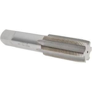 VALUE COLLECTION Straight Flute Tap: 1-1/4-12 UNF, 6 Flute, Taper Chamfer, 3B Class of Fit, High-Speed Steel, Bright/Uncoated Finish MSC-04489472
