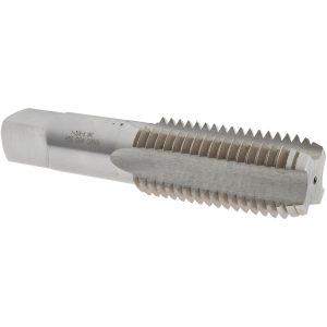VALUE COLLECTION Straight Flute Tap: 1-3/8-6 UNC, 4 Flute, Bottoming Chamfer, 3B Class of Fit, High-Speed Steel, Bright/Uncoated Finish MSC-04489514