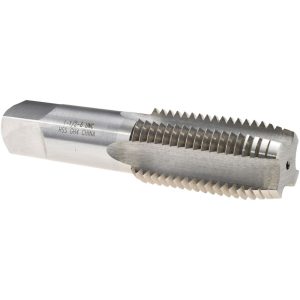 VALUE COLLECTION Straight Flute Tap: 1-1/2-6 UNC, 4 Flute, Plug Chamfer, 3B Class of Fit, High-Speed Steel, Bright/Uncoated Finish MSC-04489605
