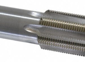 VALUE COLLECTION Straight Flute Tap: 1-1/2-12 UNF, 6 Flute, Bottoming Chamfer, 3B Class of Fit, High-Speed Steel, Bright/Uncoated Finish MSC-04489662