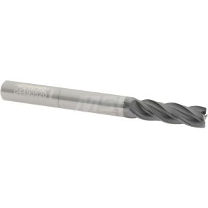 ACCUPRO Corner Chamfer End Mill: 1/4" Dia, 3/4" LOC, 4 Flute, 0.0100" Chamfer Width, Solid Carbide 95168304
