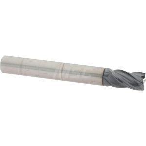 ACCUPRO Corner Chamfer End Mill: 1/4" Dia, 3/8" LOC, 4 Flute, 0.0100" Chamfer Width, Solid Carbide 95168472