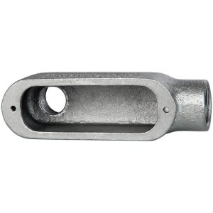 COOPER CROUSE-HINDS Form 5, LB Body, 3/4" Trade, Rigid Malleable Iron Conduit Body LB75M