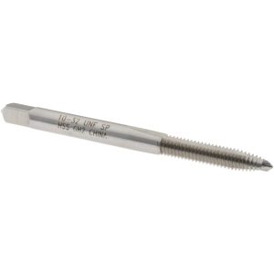 VALUE COLLECTION Spiral Point Tap: #10-32 UNF, 2 Flutes, Plug Chamfer, 3B Class of Fit, HSS, Bright/Uncoated Coated MSC-04508321