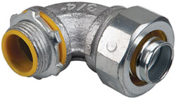 COOPER CROUSE-HINDS Conduit Connector: For Liquid-Tight, Malleable Iron, 3/4" Trade Size LTB7590