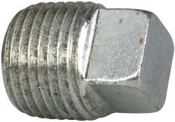 COOPER CROUSE-HINDS Conduit Plug: For Rigid & Intermediate (IMC), Cast Iron, 1/2" Trade Size PLG15M