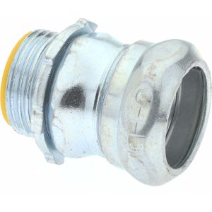 COOPER CROUSE-HINDS Conduit Connector: For EMT, Steel, 3/4" Trade Size 1651