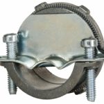 COOPER CROUSE-HINDS Conduit Connector: For FMC, Die Cast Zinc, 1-1/2" Trade Size 2670