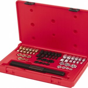 LANG Tap & Die Set: 1/4-20 to 9/16-18 Taps, 1/4-20 to 5/8-18 Dies, Metric Coarse, Metric Fine, UNC & UNF 972M