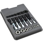 LANG Tap & Die Set: 1/4-20 to 9/16-32 Taps, 1/4-20 to 5/8-18 Dies, UNC & UNF 2581M