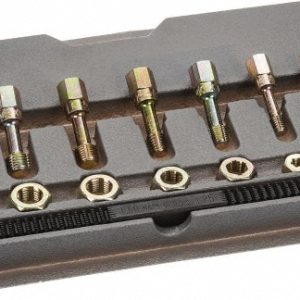 LANG Tap & Die Set: M6 x 1 to M12 x 1.75 Taps, M6 x 1 to M12 x 1.75 Dies, Metric Coarse & Metric Fine 2584M