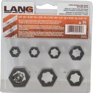 LANG 1/4-28 to 5/8-18 UNF, Hex Die Set 2592M