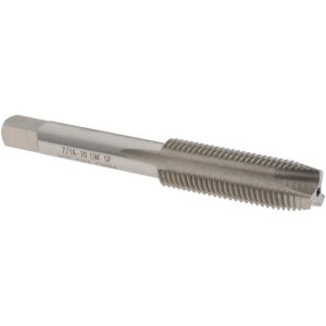 VALUE COLLECTION Spiral Point Tap: 7/16-20 UNF, 3 Flutes, Plug Chamfer, HSS, Bright/Uncoated Coated MSC-04543203