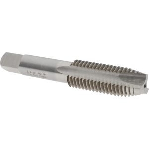VALUE COLLECTION Spiral Point Tap: 3/4-10 UNC, 3 Flutes, Plug Chamfer, HSS, Bright/Uncoated Coated MSC-04547105