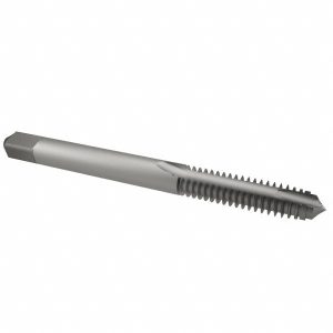 VALUE COLLECTION Spiral Point Tap: 1/4-20 UNC, 2 Flutes, Plug Chamfer, 2B Class of Fit, HSS, Bright/Uncoated Coated MSC-04550208