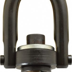 JERGENS Safety Engineered Center Pull Hoist Ring: Bolt-On, 1,900 lb Working Load Limit 23465