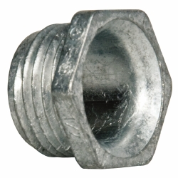 COOPER CROUSE-HINDS Conduit Nipple: For Rigid & Intermediate (IMC), Die Cast Zinc, 1/2" Trade Size 50D