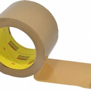 SCOTCH Packing Tape: 3" Wide, Natural, Rubber Adhesive 7010334256