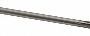 ALVORD POLK Chucking Reamer: 0.1968", 5" OAL, 1-1/4" Flute Length, Straight, Straight-Cylindrical, Cobalt Steel 00302