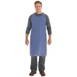 ANSELL Disposable & Chemical-Resistant Apron: Size Universal, 44" Length, 6.000 mil Thick, Blue 950087
